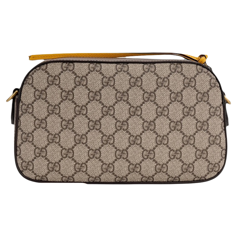 【自营】中古99新Gucci/古驰烫金徽标金属虎头相机包斜挎包单肩包