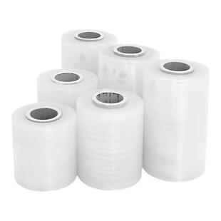 浦帝小卷PE拉伸缠绕膜宽塑料打包装膜可定制印刷电线膜果树嫁接膜