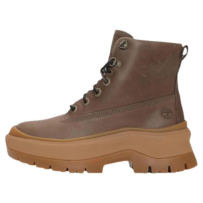 Timberland添柏岚户外踢不烂女鞋中帮防滑增高休闲鞋马丁靴A295J