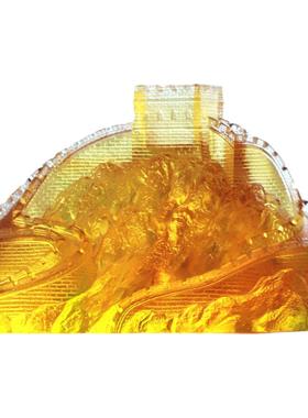 客厅琉璃长城风水摆件