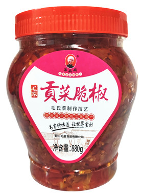 湖南剁椒贡菜脆椒880g汤妈妈