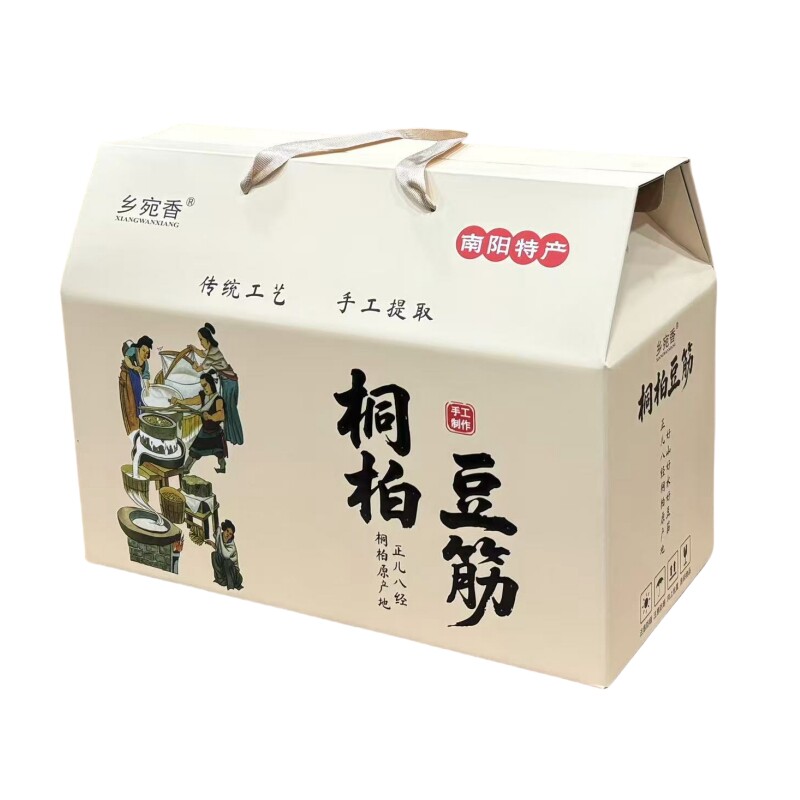 桐柏豆筋礼盒装干货河南南阳特产