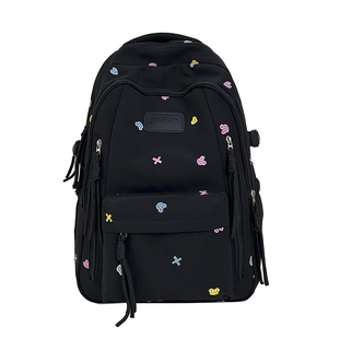 书包白色初中女生双肩包高颜值可爱大容量2025新款高中生韩系肩包