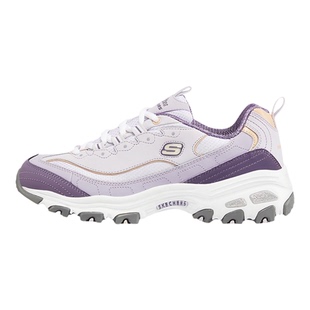 斯凯奇女鞋冬季新款运动鞋官方正品奶茶熊增高熊猫鞋女款老爹鞋子