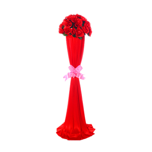 婚庆路引花柱新款花拱门结婚礼布置引路花篮装饰道具开业迎宾花柱