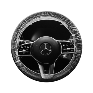 汽车维修保养一次性方向盘套保护套汽修4S店防污通用塑料皮革把套