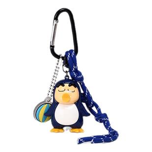 Jinnew正版蜡笔小新企鹅书包钥匙扣挂饰pvc包包挂件男生背包挂件