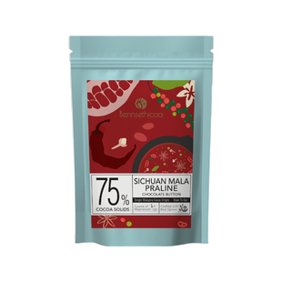 Bennsethicoa安斯可纯可可脂柠檬薄荷海盐夹心进口巧克力65g