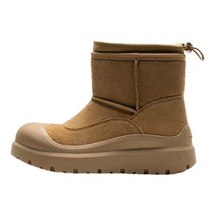 多嘴驴Donkey中筒面包棉鞋男冬加绒加厚保暖防水厚底防滑雪地靴女