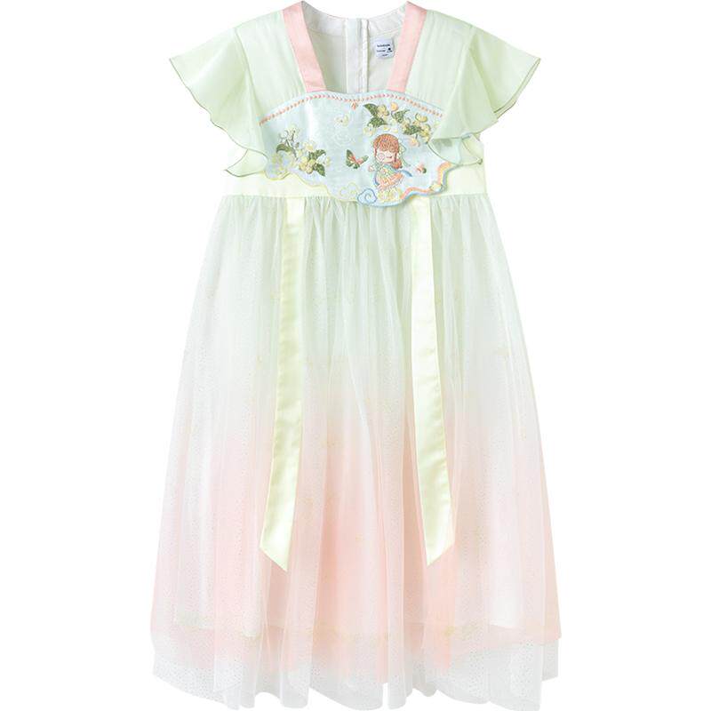 巴拉巴拉女童汉服连衣裙宝宝裙子