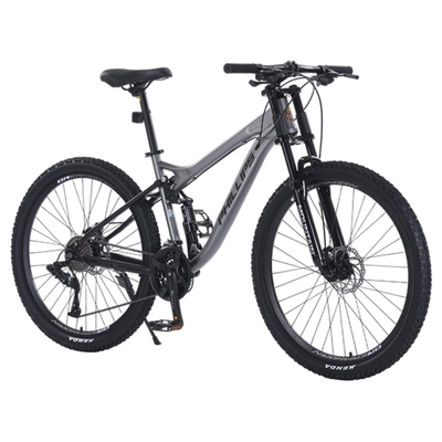 软尾双减震可变速山地车