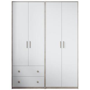 政府补贴全友家居原木风小户型储物衣橱家具卧室家用落地组合衣柜