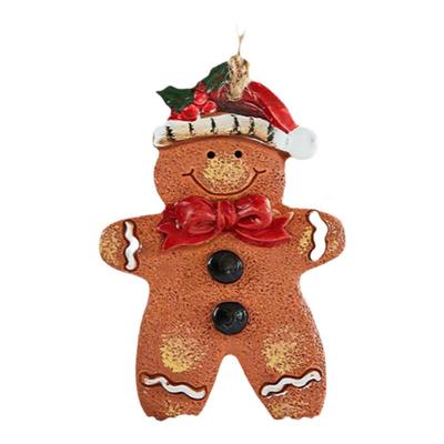 圣诞节装饰品圣诞姜饼人卡通挂件圣诞树挂饰节日场景氛围布置道具