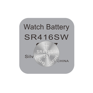1.55v原装SR416SW氧化银纽扣电池337石英手表电子静音牛角耳机耳塞电池适用108A 118J62纽扣电磁