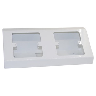 实验室全钢插座盒实验台插座盒边台插座86款插座盒岛式三角形线槽