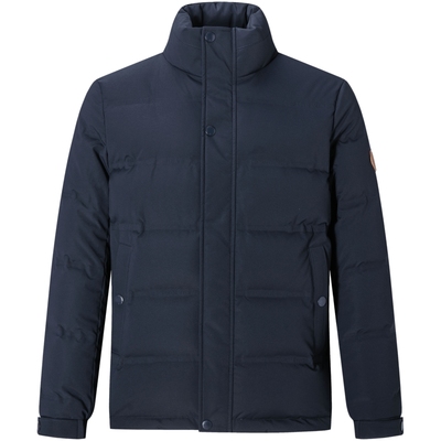 七匹狼男士保暖立领短款羽绒服