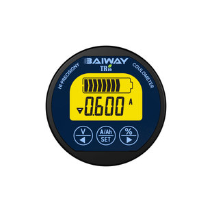 TR16防水库仑计电瓶电动车电摩三轮车电量显示器表电池容量检测仪