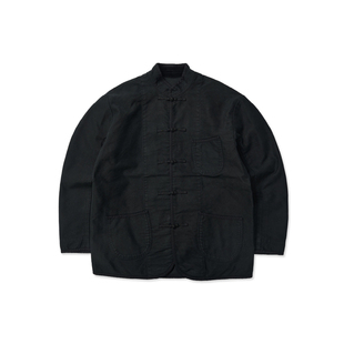 PORTER CLASSIC 秋冬新品鼹鼠皮中式夹克男RADIANCE-Blue