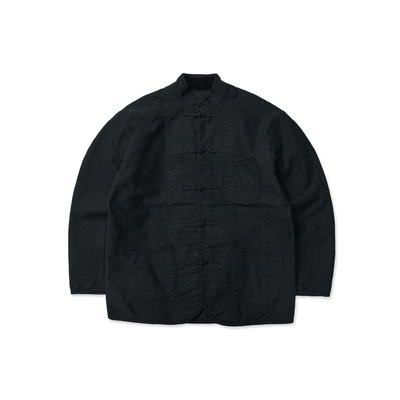 PORTER CLASSIC 秋冬新品鼹鼠皮中式夹克男RADIANCE-Blue