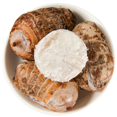 2025新鲜红芽芋头现挖毛芋头蔬菜