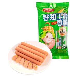 热卖 雨润香甜玉米肠224g香肠泡面搭档火腿肠煎炸炒烤肠
