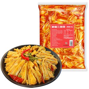1斤椒麻三角骨冷吃酸辣鸡软骨麻辣鸡胸骨脆骨即食小吃5斤商用装