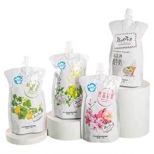 新疆酸奶伊牧欣伊犁冰淇淋酸奶樱花白桃哈密瓜酸奶组合180g*12袋