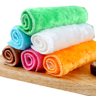 木纤维洗碗布双层家用抹布家务清洁厨房去油吸水不沾油懒人刷碗巾