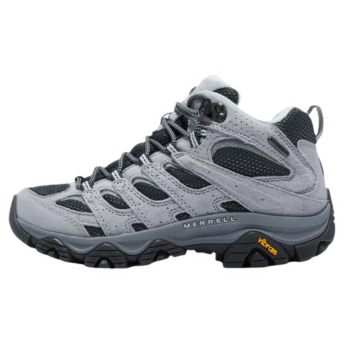 MERRELL迈乐MOAB 3 MID WP钛银灰女中帮防泼水户外徒步爬山登山鞋