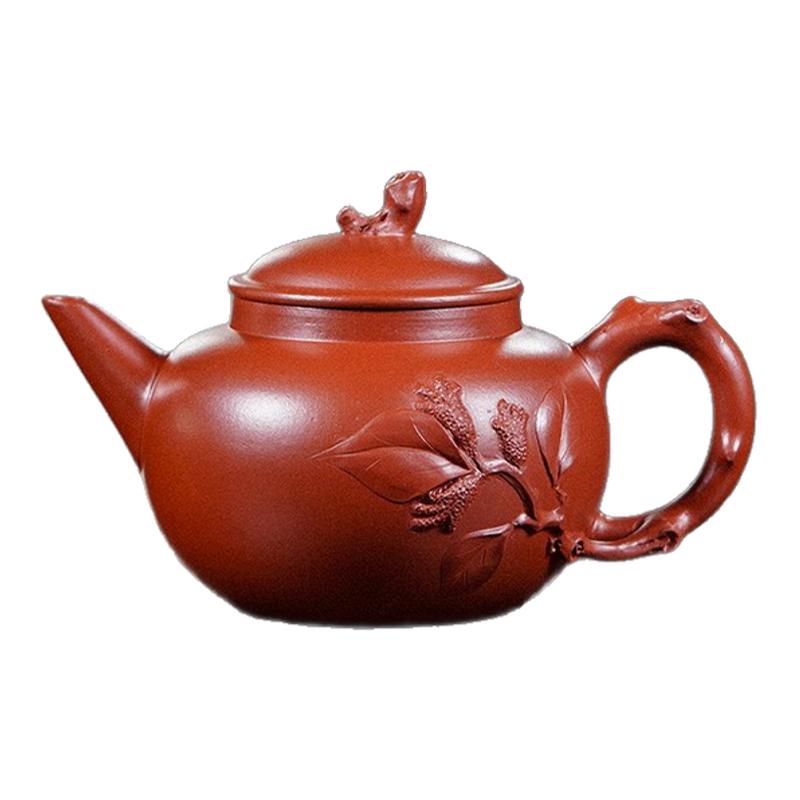 原矿大红袍花器佛手水平茶壶茶具