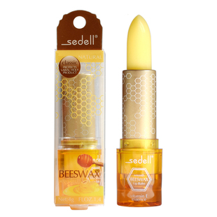 sedell诗黛尔天然蜂蜡润唇膏女男保湿滋润补水修复防干裂淡