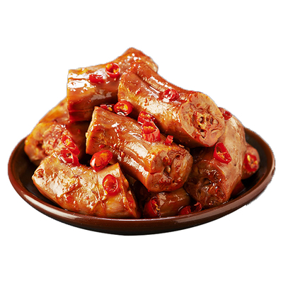 鸿雁食品办公室真空包装香辣鸭脖