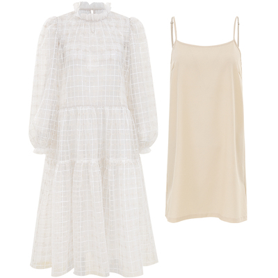 法式高级感轻奢连衣裙长袖裙子