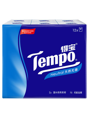 Tempo得宝手帕纸12包樱花香味