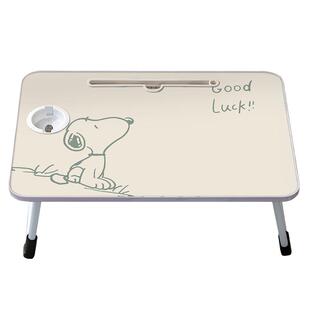 简笔画小桌板床上用小桌子可折叠学习桌卧室飘窗坐地办公桌宿舍上铺笔记本电脑支架儿童家用写作业桌简约ins