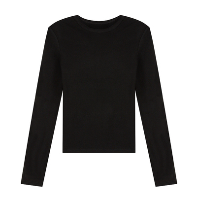 紧身秋季新款纯色修身长袖T恤