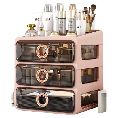 化妆品收纳盒口红整理抽屉式盒子