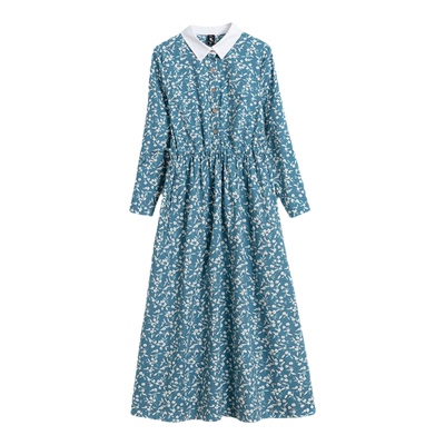 春款纯棉碎花宽松显瘦连衣裙