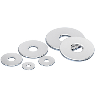304不锈钢加大加厚平垫片圆形螺丝介子金属垫圈M3M4M5M6M8M10-M24