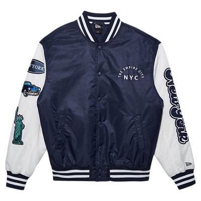 纽亦华男女款NYC棒球衫棉服