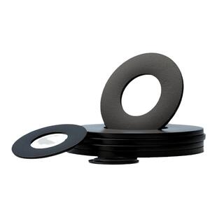 8.8级发黑平垫片 圆形金属垫圈加大加厚薄螺丝平垫介子华司M2-M36