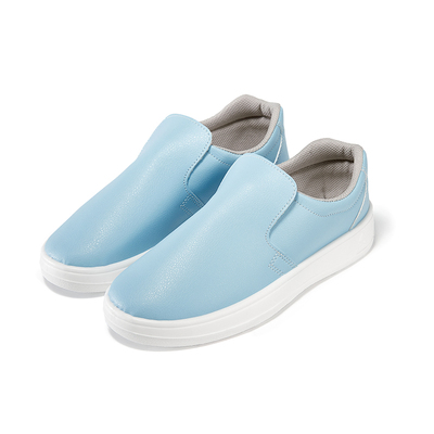 PU加厚软底防静电工作鞋白色工鞋