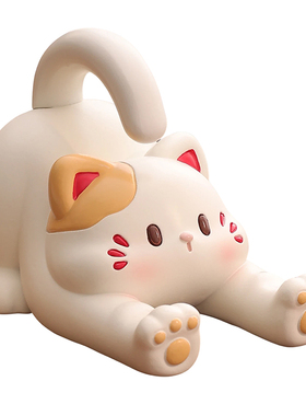 可爱猫咪桌面手机支架实用