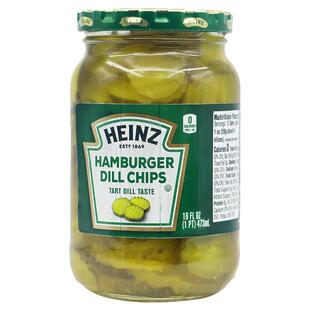 美国亨氏HEINZ  HAMBURGER DILL菲力斯 黄瓜片酸甜黄瓜酱汉堡开胃