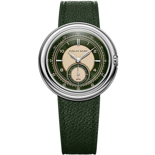 Furlan Marri手动机械手表Disco Verde小三针夜光腕表