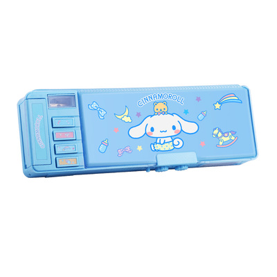 正版玉桂狗密码锁文具盒送白板笔