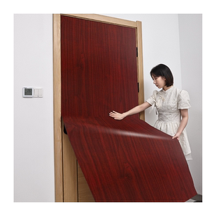 门贴纸木门翻新自粘整张防水加厚贴门壁纸仿木旧门框改造木纹贴纸