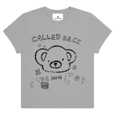 CalledBack饭团熊短袖T恤