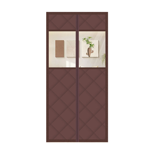 棉门帘加厚家用冬季磁吸保暖入户门农村平房防寒防风隔断帘免打孔