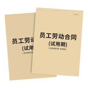 试用期协议书合同劳务用工协议入职协议书职员实习期合同书企业公司用人单位员工签署实习见习生劳动合同书